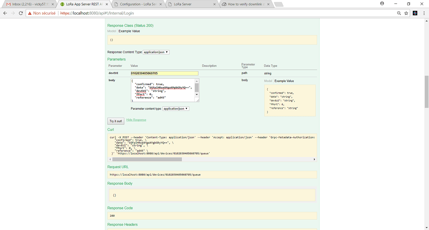 How to verify downlink data - ChirpStack Application Server ...