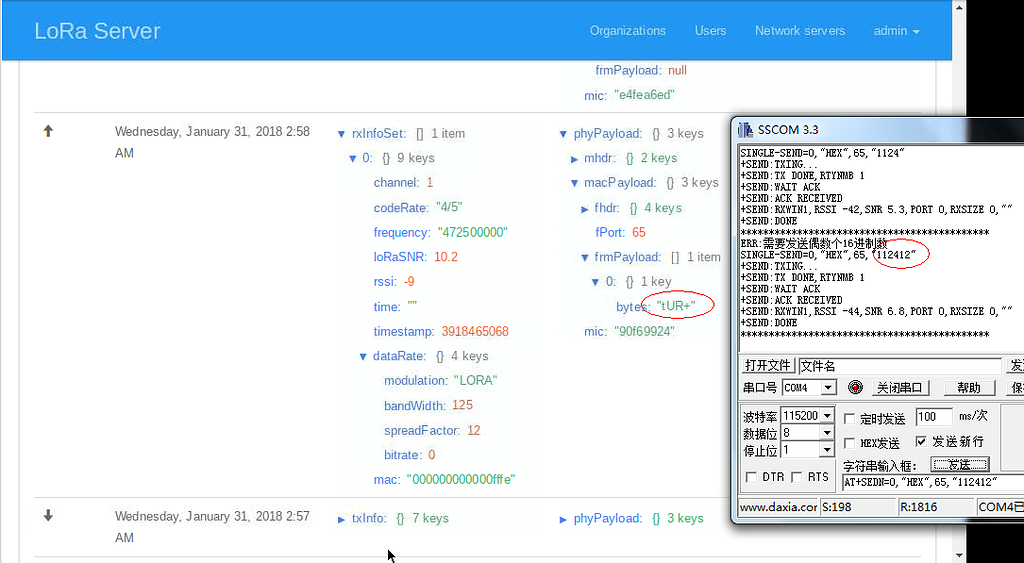 About data transmission - ChirpStack Application Server - ChirpStack ...