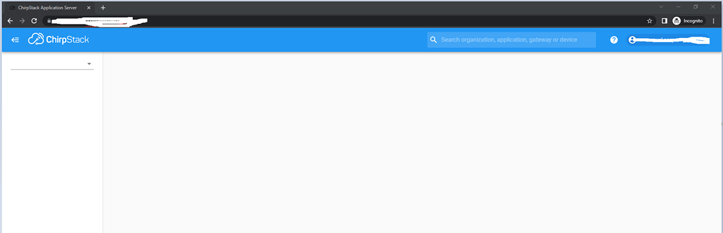OIDC login with blank landing page - ChirpStack Application Server ...