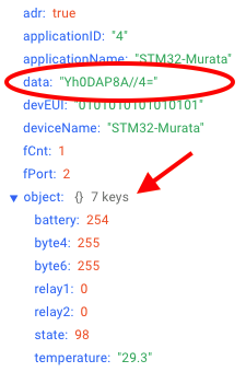 B-L072Z-LRWAN End-Node - problem with payload in Uplink - Devices 